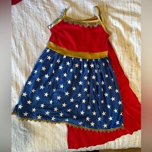 Superhero Costume - WW Red, Blue, and Gold
